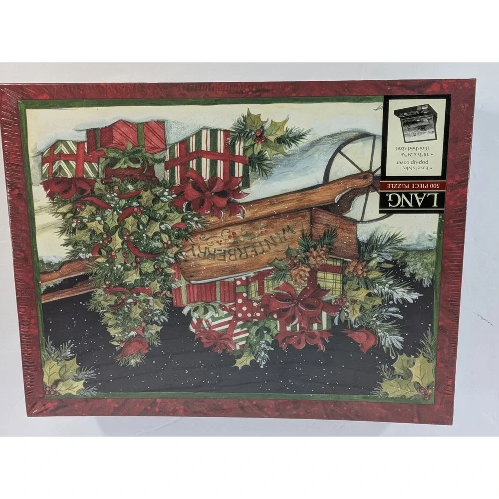 SEALED NEW LOT 2🎄2011 Holiday‎ Ralph Lauren Christmas Vibe 500pc. Jigsaw Puzzle